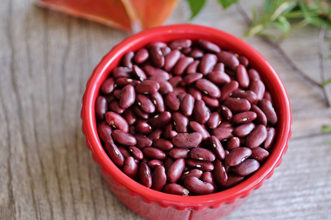 红豆是抗衰老面膜的基础。